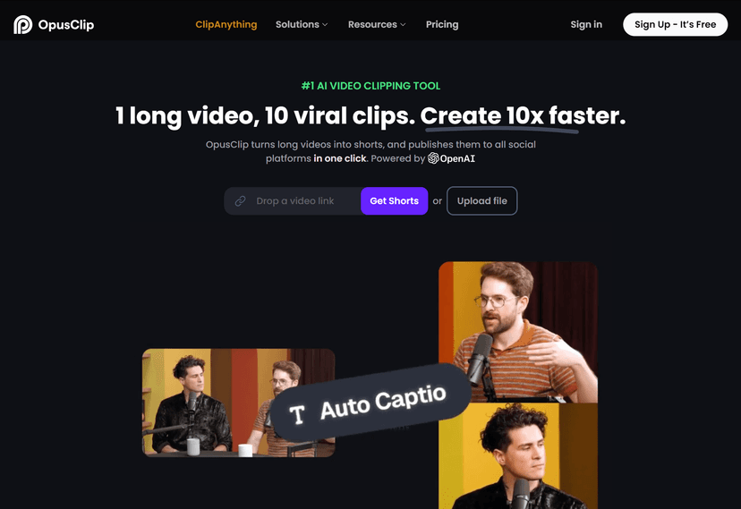 Featured product: OpusClip
